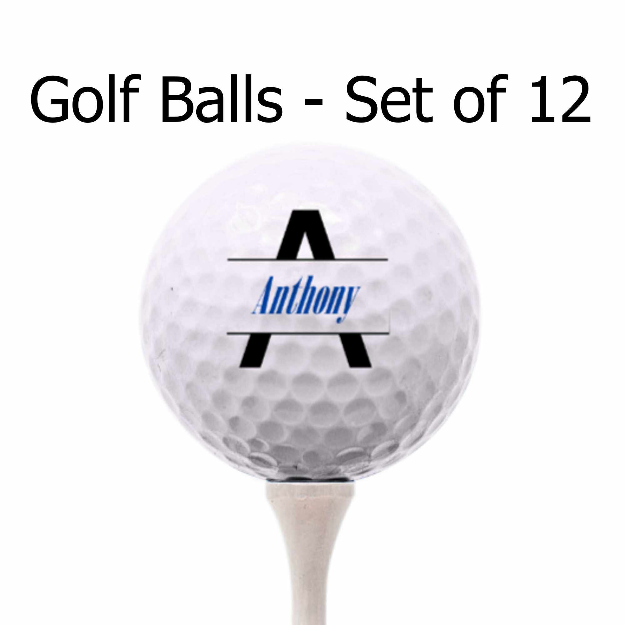Personalized Golf Balls Custom Golf Balls White Golf Etsy