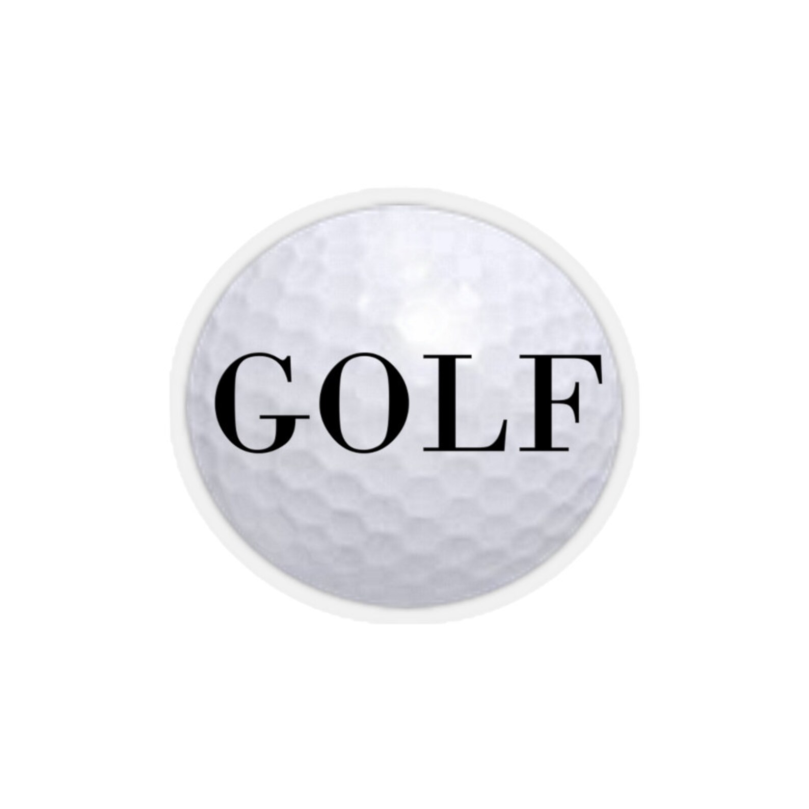 Golf Ball Sticker Golf Sticker Gift for Golfer Etsy