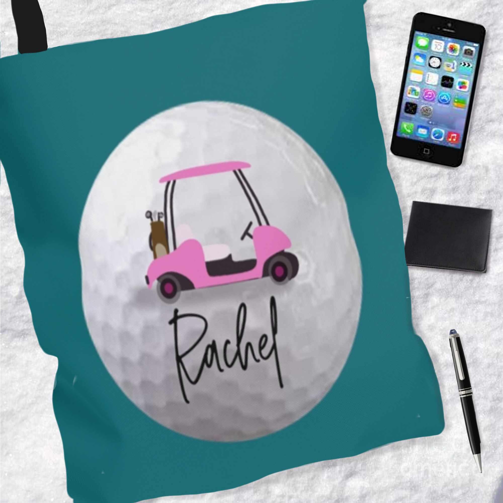 Aqua Golf Tote Bag Golf Cart Tote Bag Golf Bag Golf Book Etsy