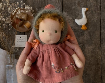 Waldorf 7 Inch Custom Pocket Doll Christmas Gift for childrens