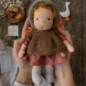 Waldorf 7 Inch Custom Pocket Doll Christmas Gift for childrens image 5