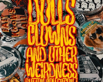 Dolls, Clown, and Other Weirdness Button Collection 1