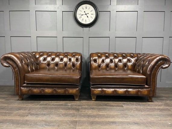 4 seater chesterfield 2024 sofa second hand