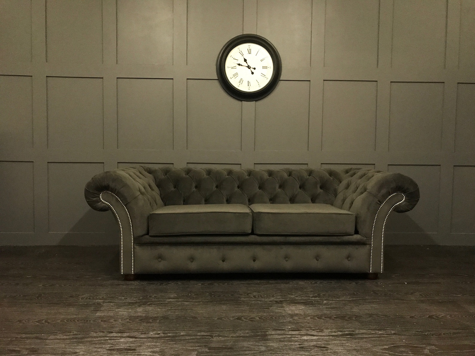 Handmade 2.5 Seat Chesterfield Sofa Bed in Warwick Plush Etsy