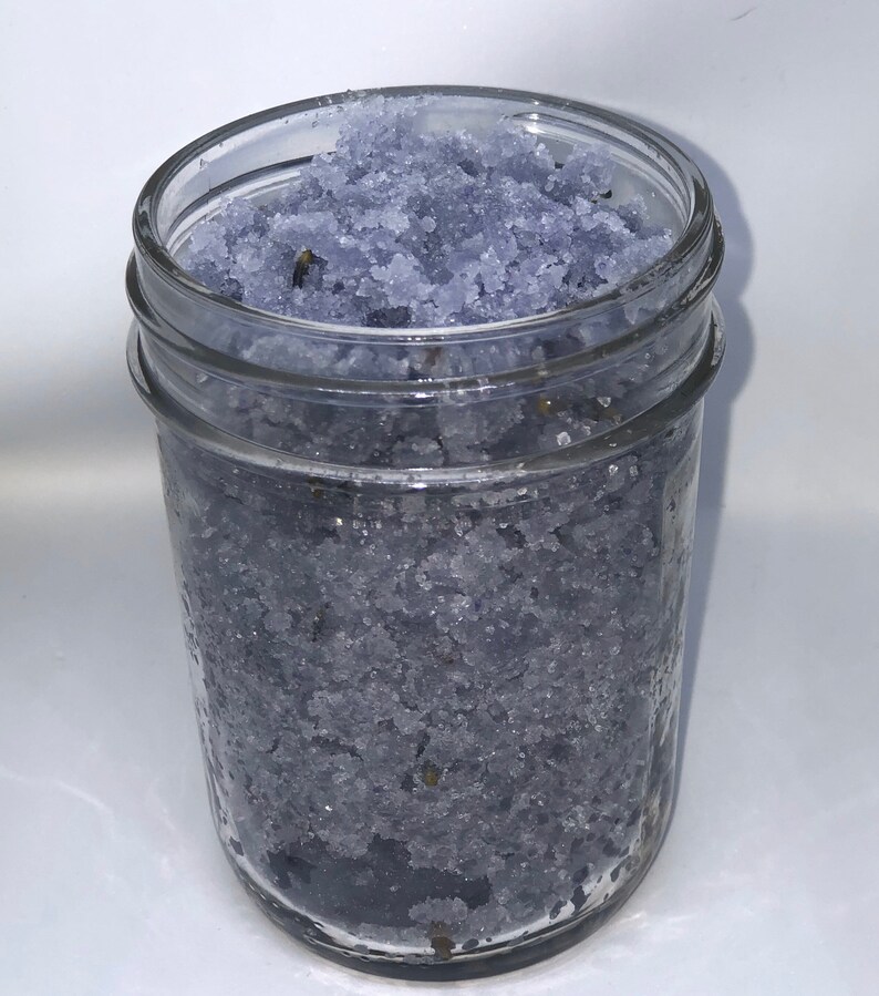 Body scrub, body care, exfoliating,Lavender rosemary, sugar scrub image 1