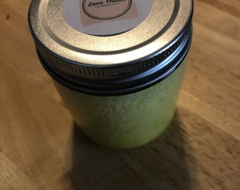 Body scrub, Exfoliating,Body Care, Lemon, sugar scrub