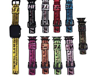 off white apple watch strap