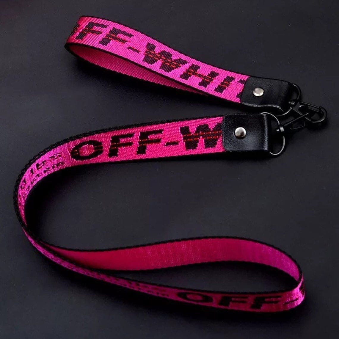 OffWhite Inspired Industrial Keychain Lanyard Key Buckle Free Etsy