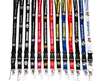 Key Chains Mobile Phone Colt Soniubia M-KCG Buckle Lanyard with Football Team Logo for Badge 