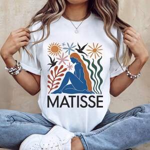 Matisse Inspired Tshirt (UNISEX), Henri Matisse Shirt, Post Impressionist Shirt, Famous Artwork Tee, Matisse Leaves Graphic Tee