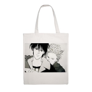 Banana Fish Cotton and Linen Tote Bag 15 "× 16.5" 1, manga tote bag, banana fish tote bag, banana fish gifts, banana fish stuff