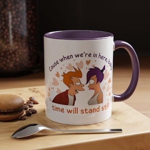Futurama Coffee Mug (11, 15oz), Futurama Love Gift, Anniversary Gift, Couple Gift, Futurama Fan Gift, Futurama Fan Gift