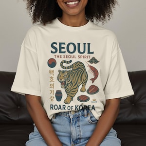 Busan Korean Tshirt (UNISEX), Seoul Korea Tee,Vintage Korea Tee, Korea Love Tee, Korea Gift