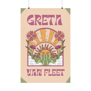 Premium Matte Vertical Poster / Greta Band Print / Greta Wall Decor