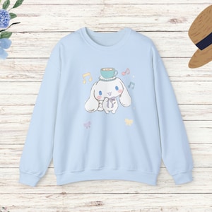 Cinna Sweater (UNISEX), Super Cute Cinna Bunny Sweatshirt, Cinna Gift, Cinna Bunnie CrawneckUnisex Heavy Blend™ Crewneck Sweatshirt