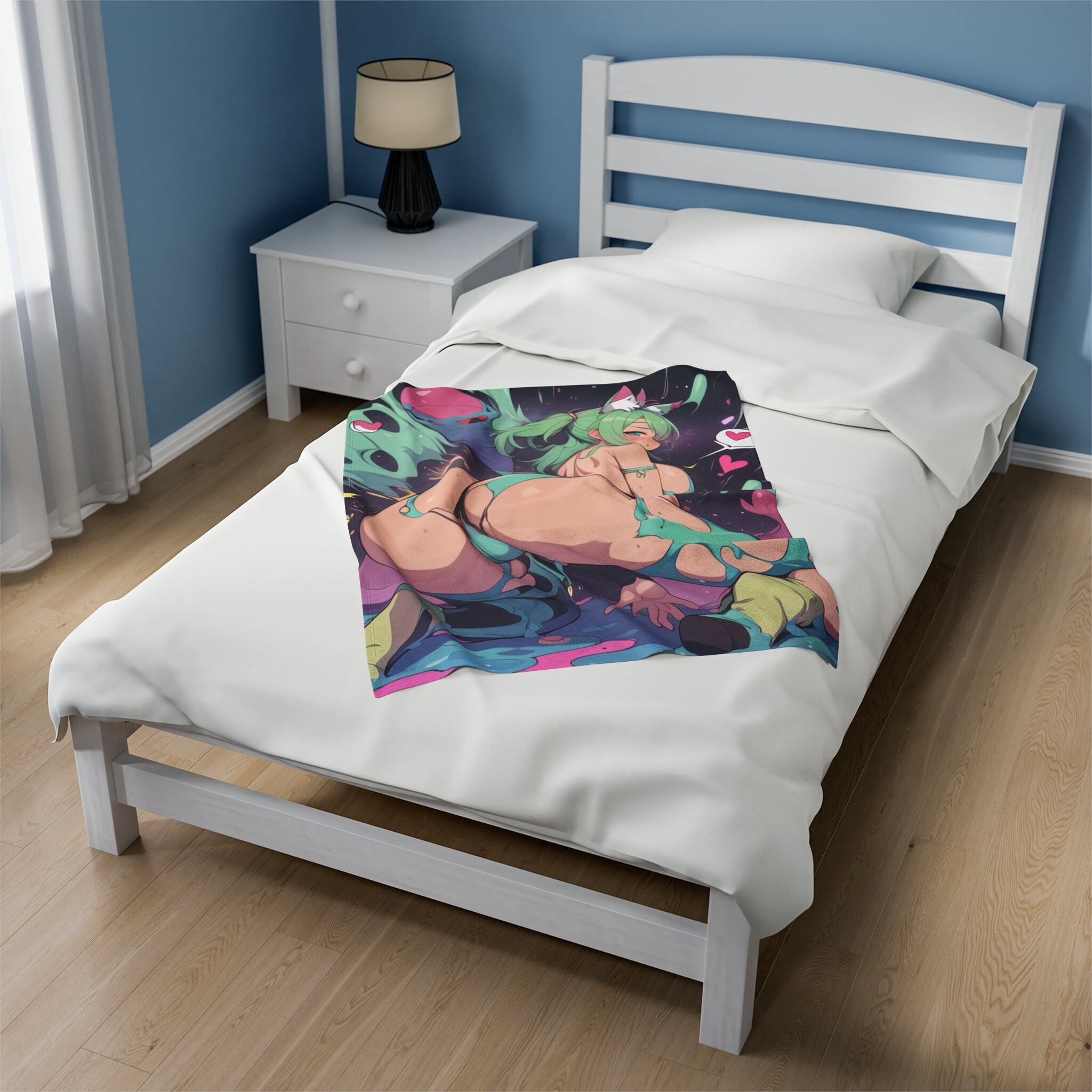 Anime Girl, Anime Blanket, Anime Girl Blanket, Waifu, Anime Girl, Anime