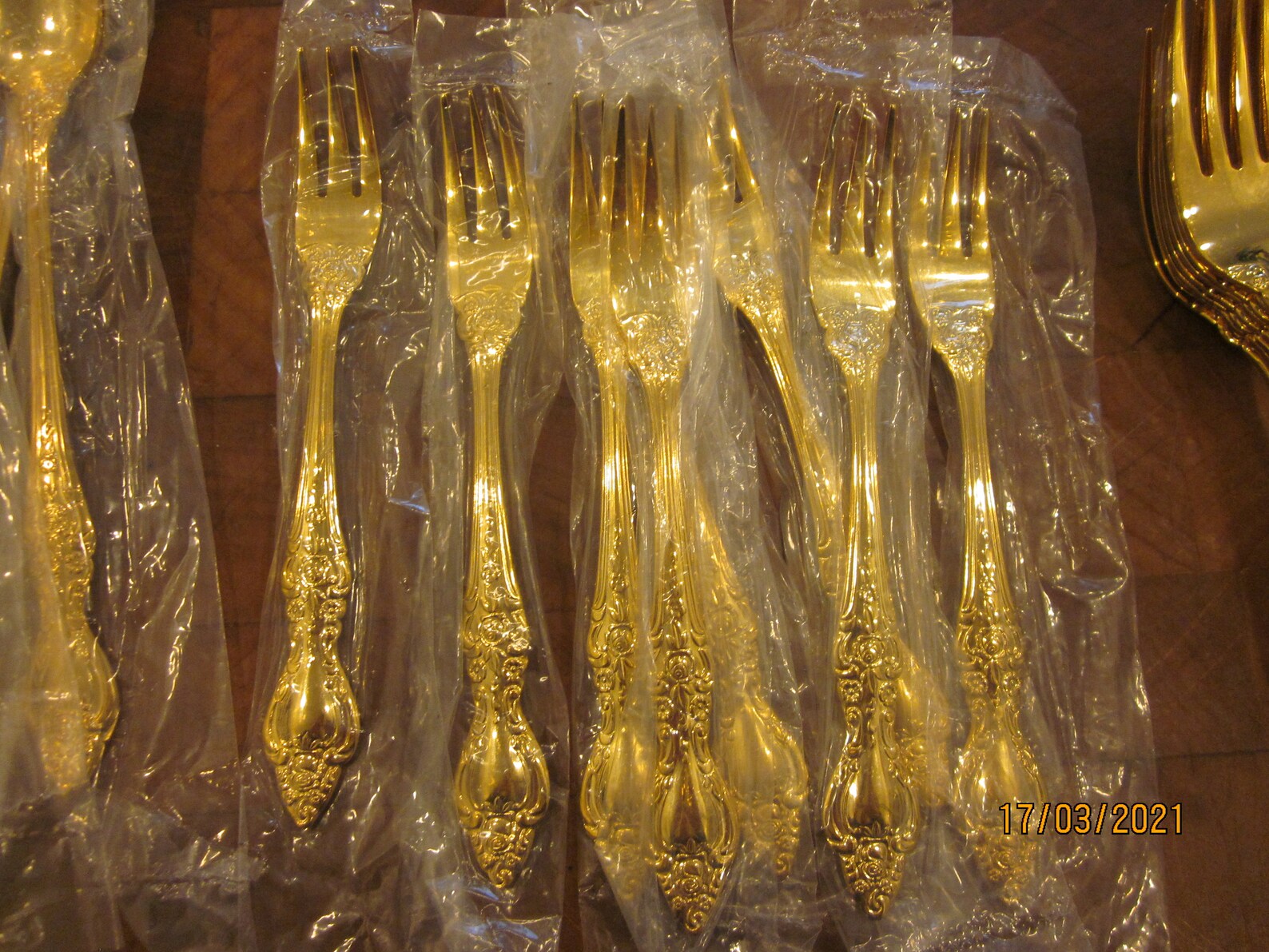 Pristine Estia gourmet 24 K gold plated flatware set 71 pieces Etsy