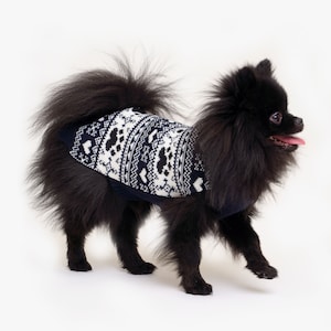 Dog sweater made of organic new wool | Hand-knitted | Dog sweater | Dog coat | Animal jackets and sweaters | Dog clothing | Model Alex