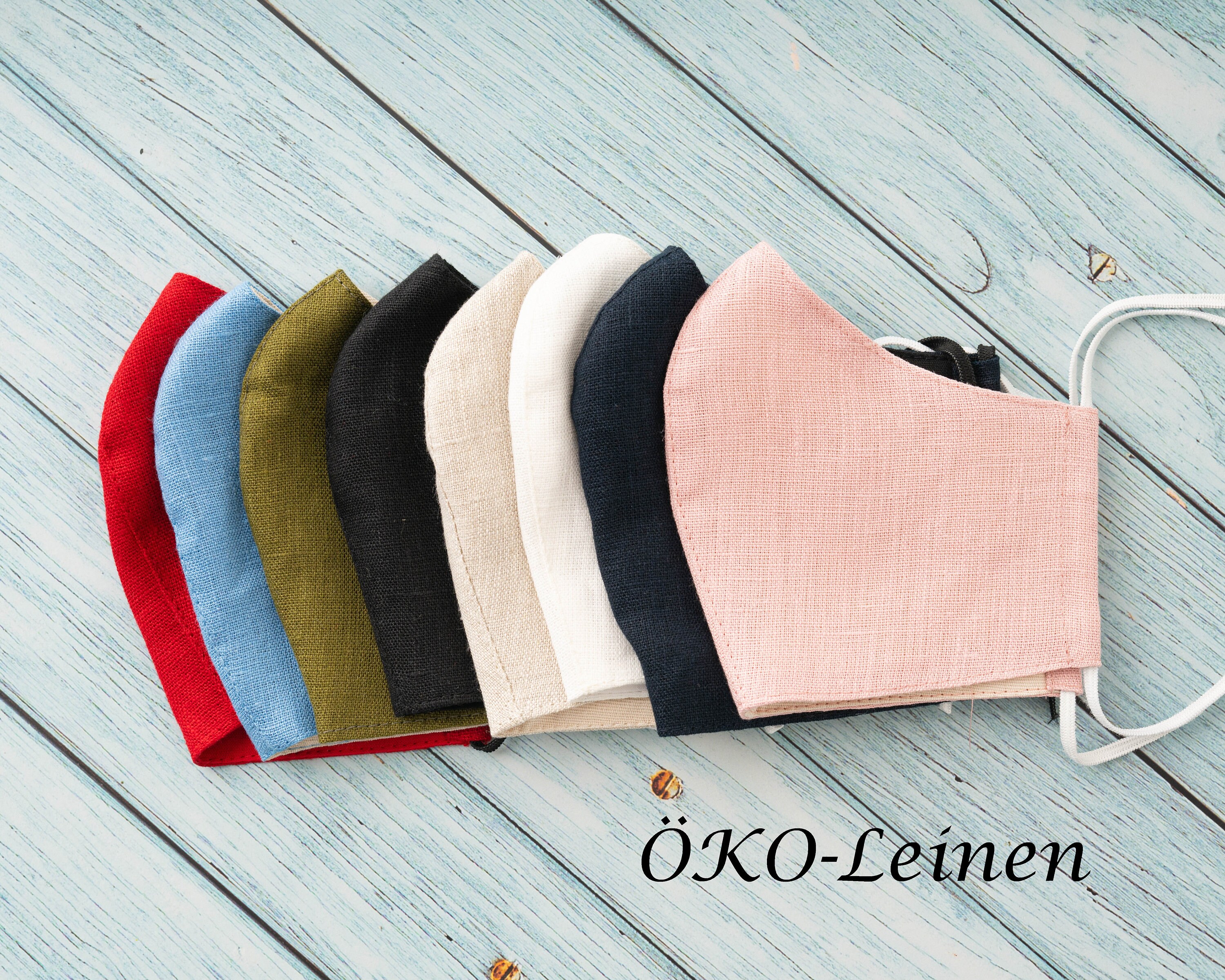 ÖKO FACIAL MASK for children and adults | 100% linen mouth and nose p…