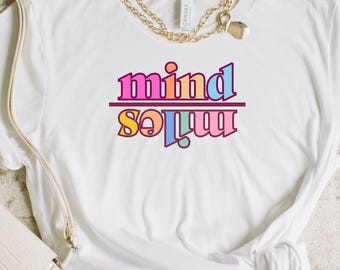 Koszulka do biegania Mind Over Miles, koszulka fitness unisex