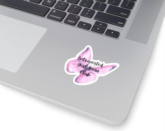 Introverted Girl Boss Club Sticker