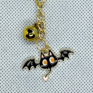 Cute spooky Bat Halloween Witch Charm