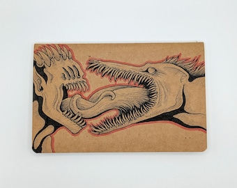 Couverture originale du carnet de croquis illustré « French Kiss »