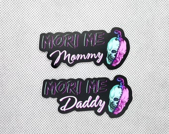 Autocollant en vinyle Mori me