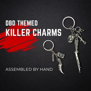 Charms con temática de asesinos de terror