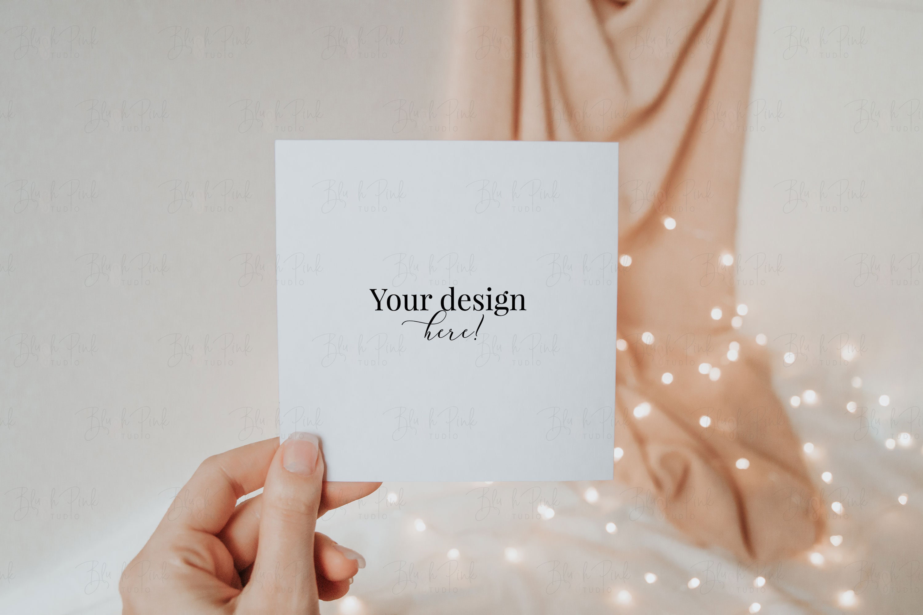 Square invitation Mockup 5x5 Card Mockup 6x6 Mockup Square