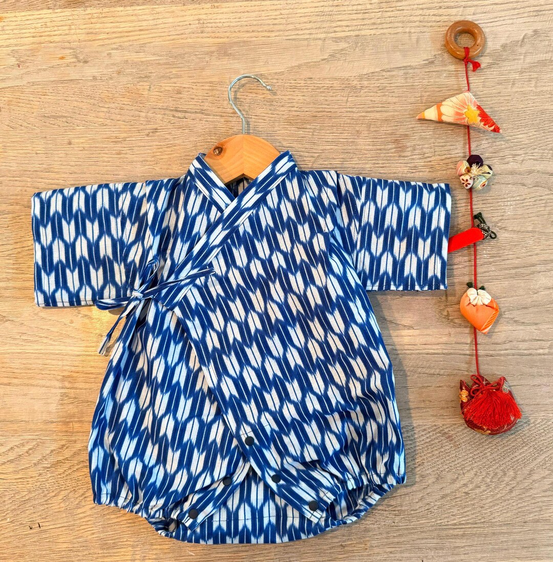Blue Baby Beats Modal Kimono Set main image 1