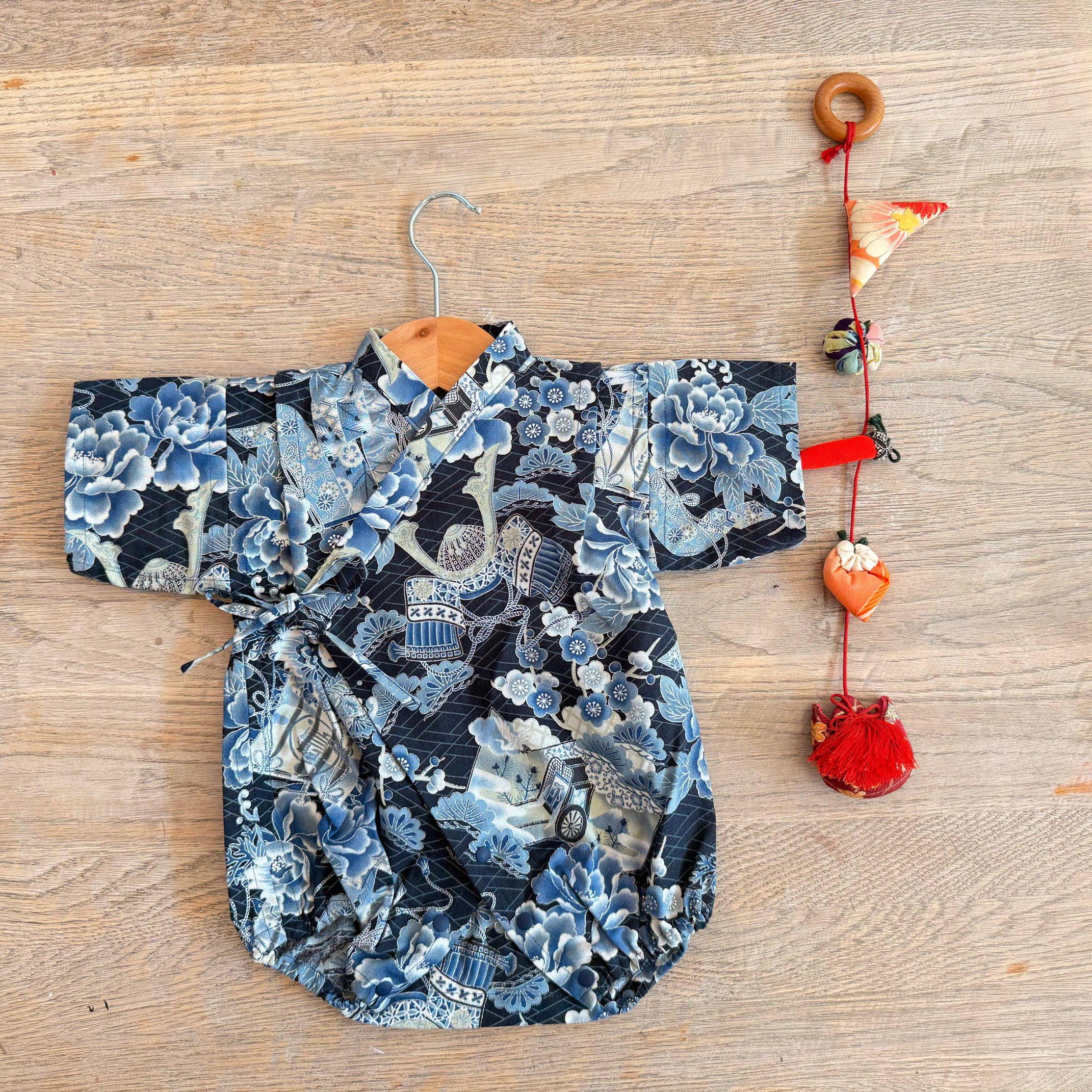 Baby Kimono, Baby Jinbei, Japanese Style Clothes for Babies