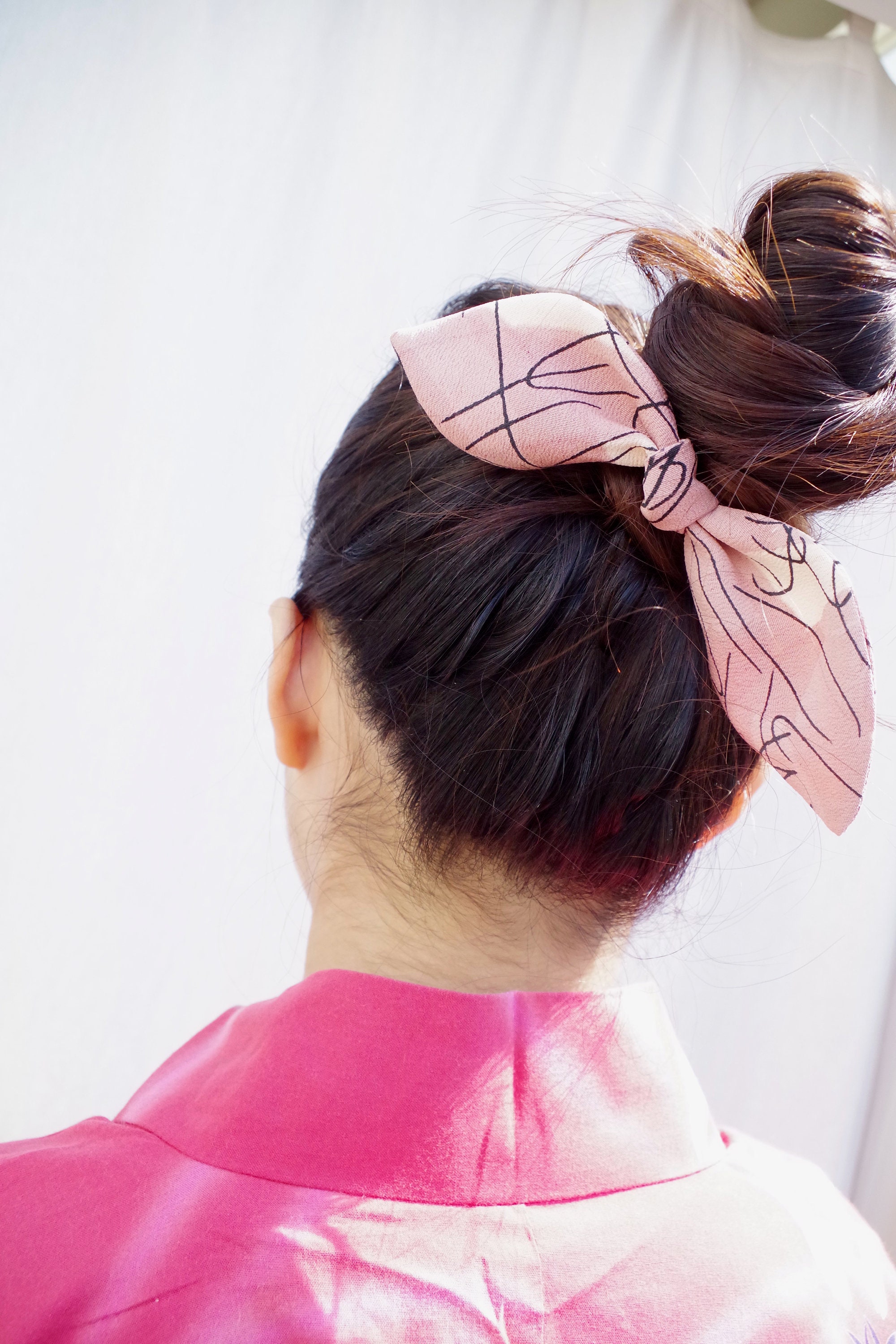 ribbon tie hair tie