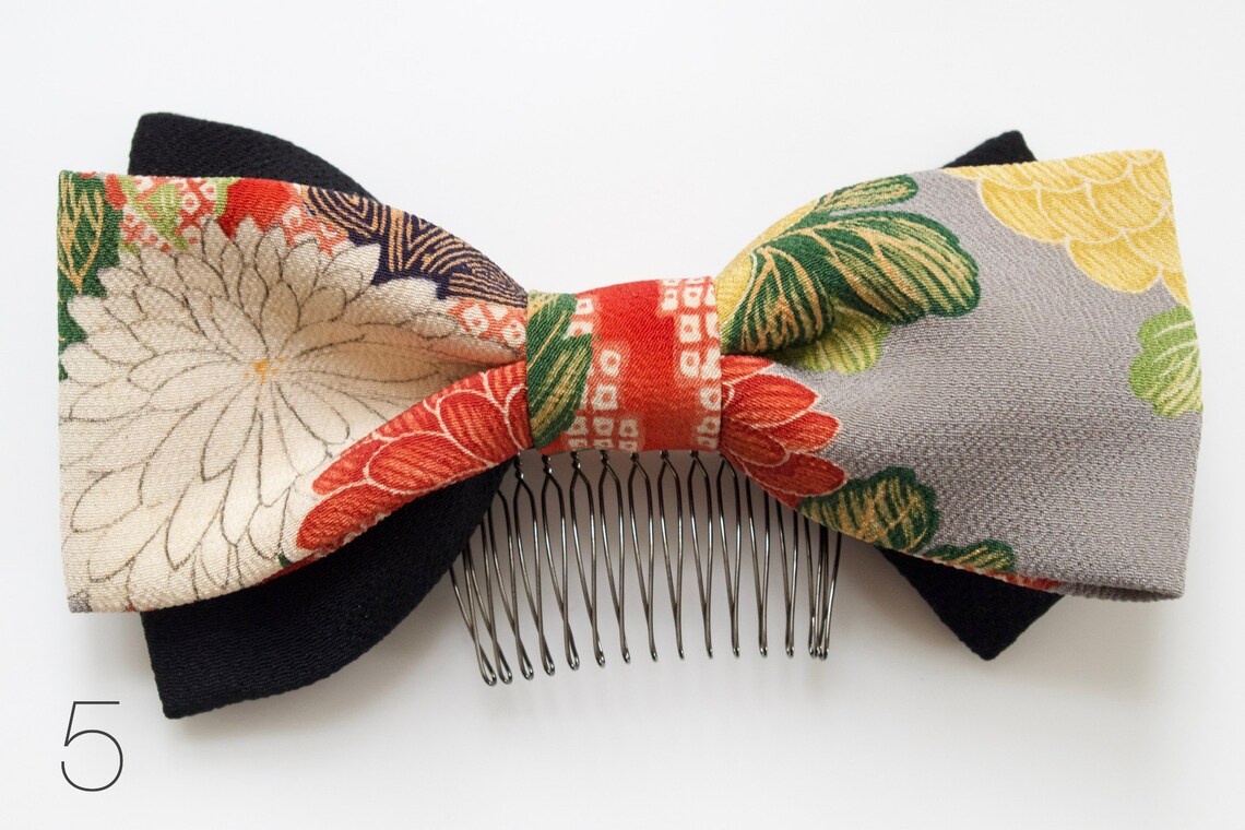 Kimono ribbon hair accessories Yukata accessory Japanese Etsy