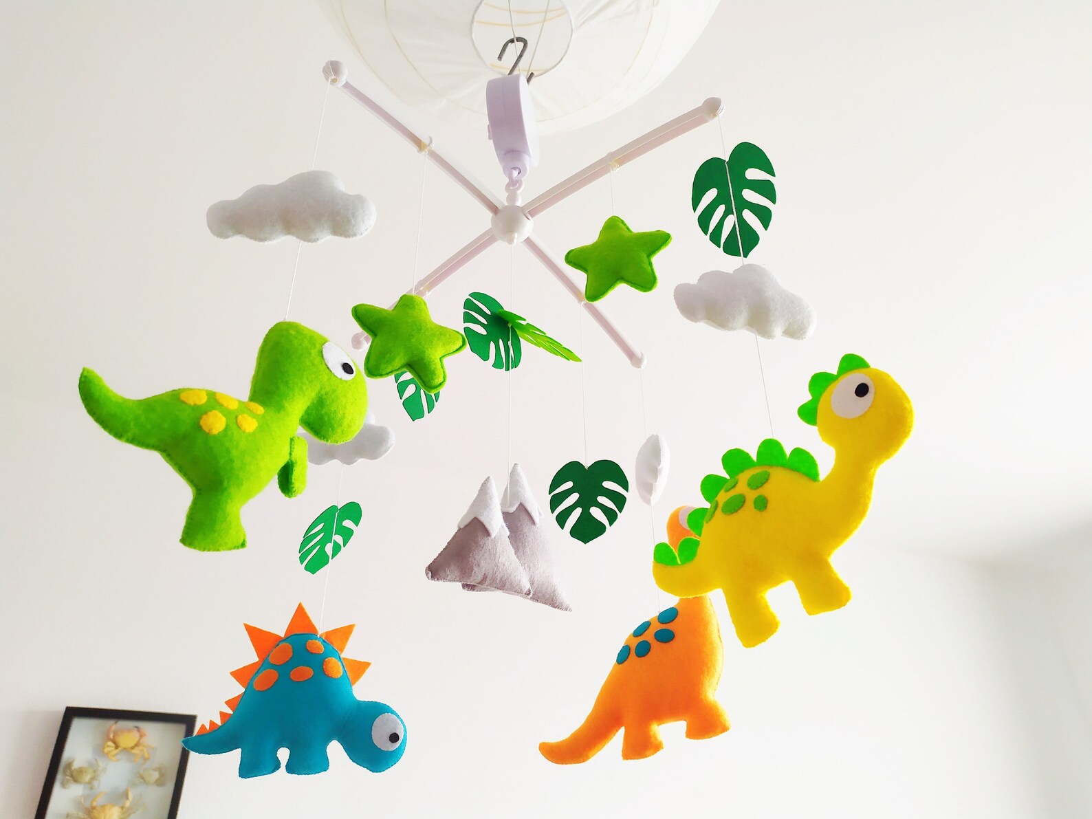 Dinosaur mobile Dinosaur baby mobile for boy dino crib Etsy