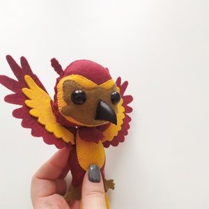 Phoenix plush mythical creature stuffed toy fantasy bird | Etsy