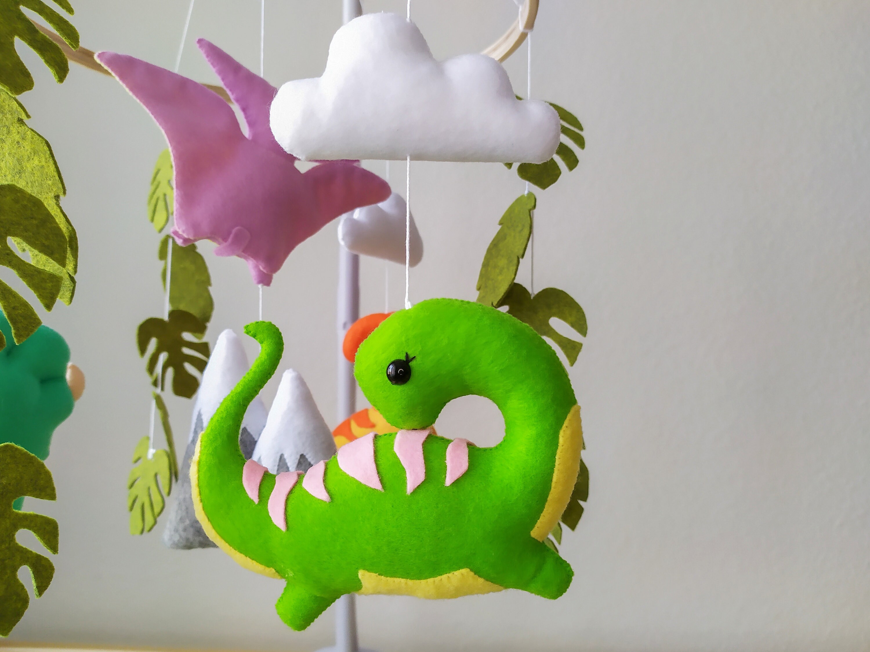 Dinosaur Baby Mobile Dino Crib Mobile for Boy Nursery Decor Etsy