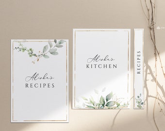Recipe Binder Printable Etsy