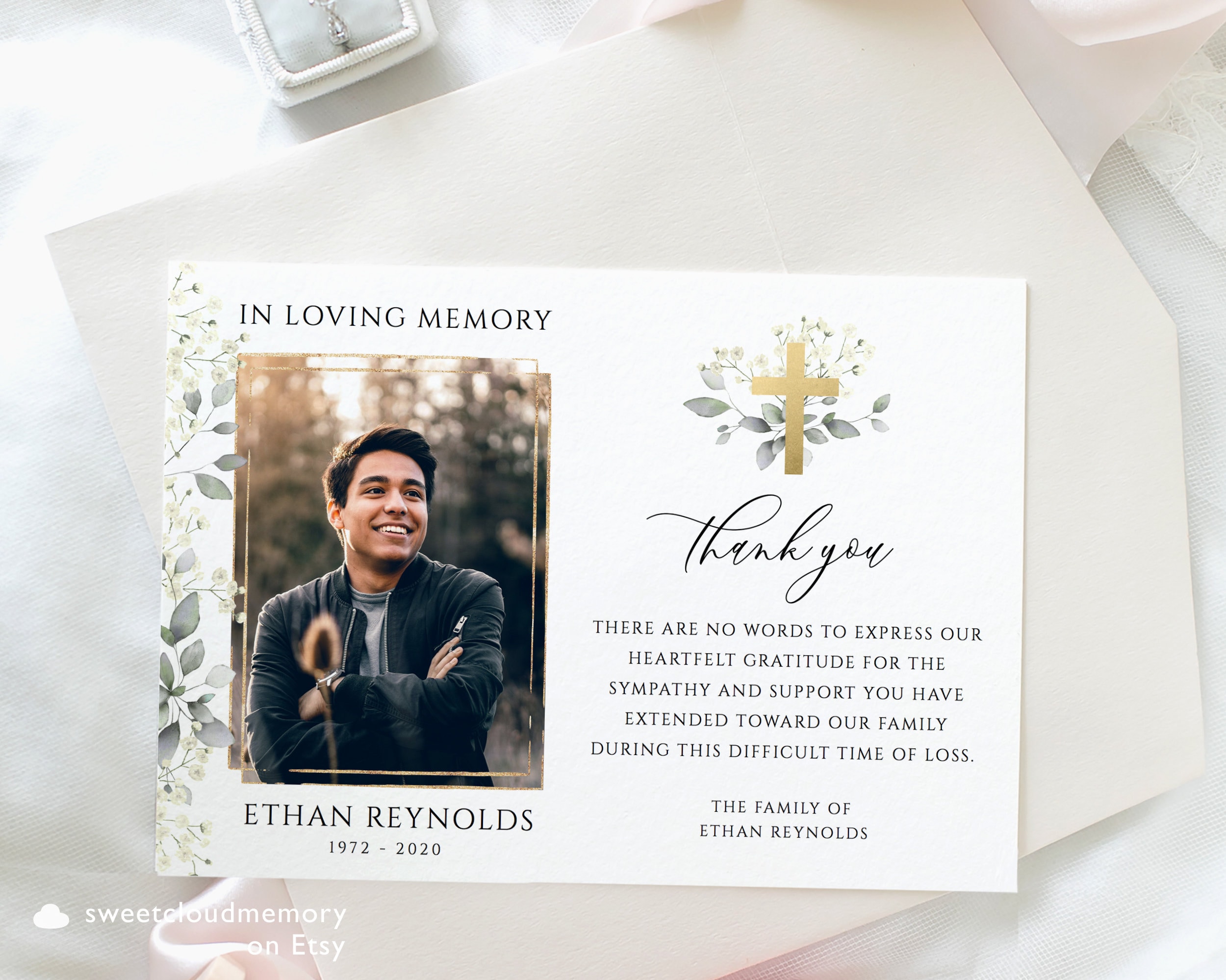 walgreens thank you cards for funeral