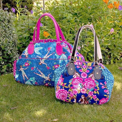 Bohemian Carpet Bag Purse Tote Duffel Sewing Pattern From Sew Etsy
