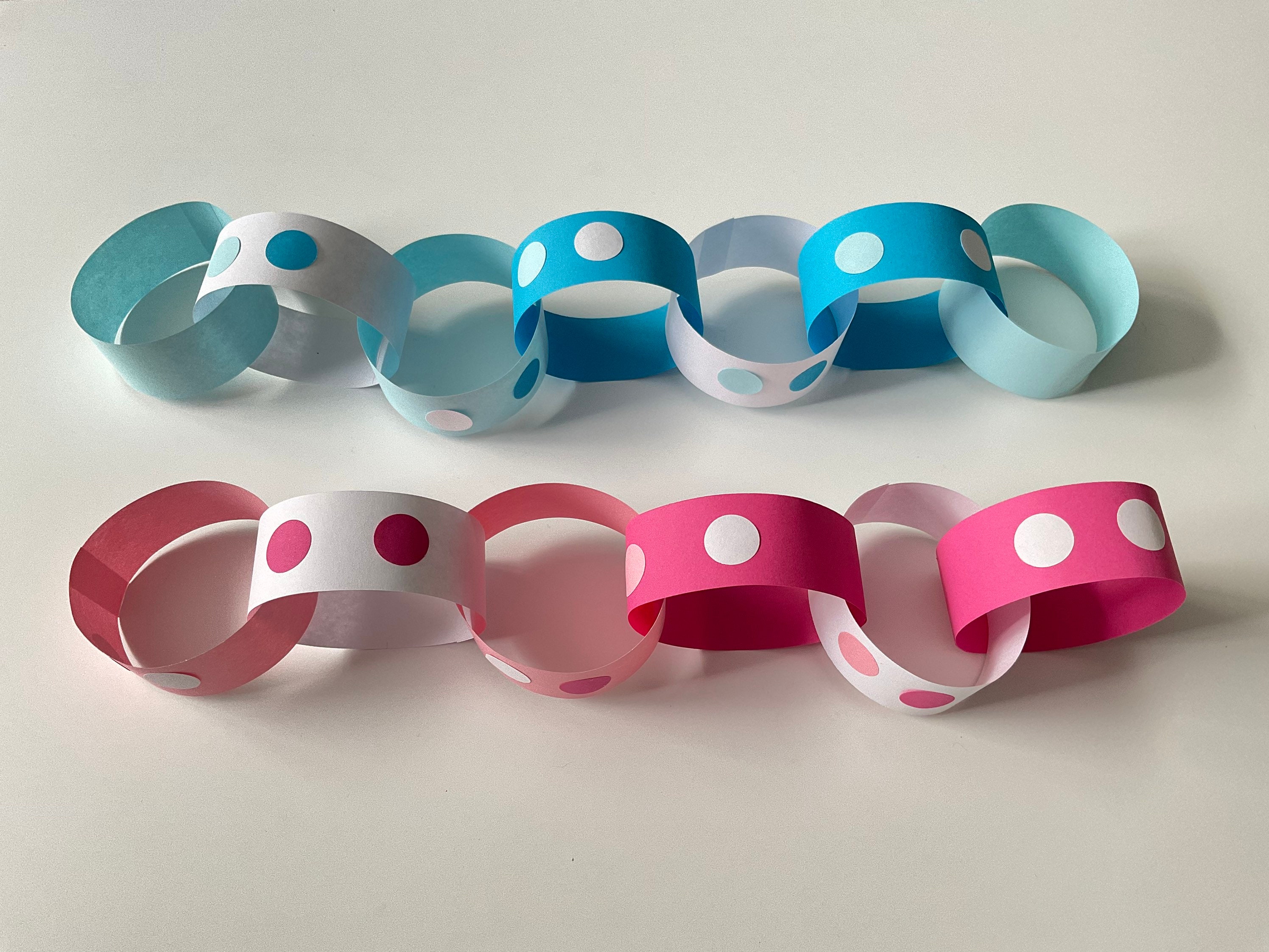 Paper Chain DIY Decorations Party and Seasonal Paper Chain Etsy UK