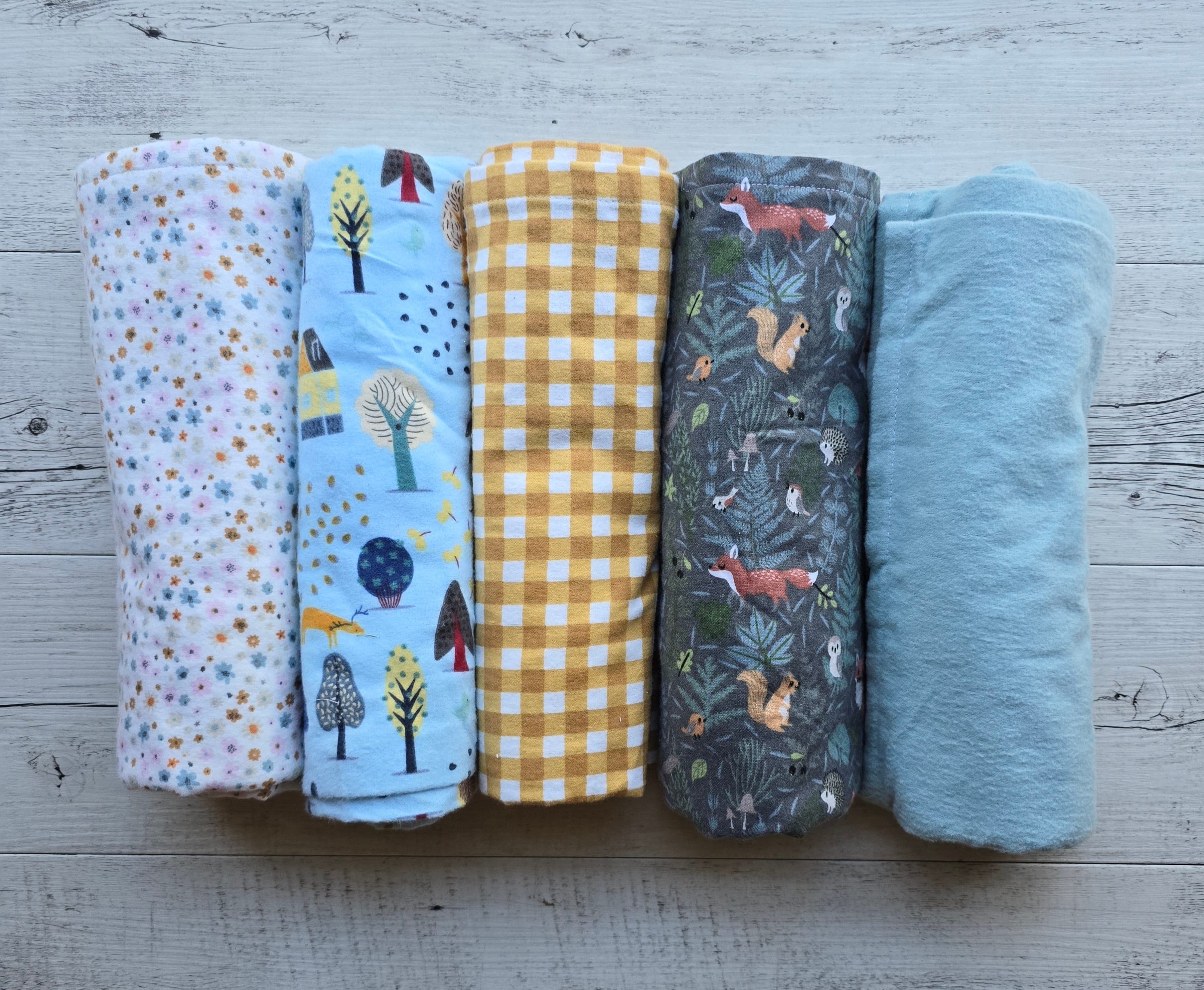 Hudson Baby Coperte Flanella Cotone - Set Morbido Per Neonati Unisex