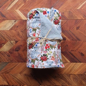 Toalhas de cozinha sem papel, toalhas de papel reutilizáveis, toalhas sem papel, lenços de cozinha, panos de limpeza, conjunto de 12 - estampa australiana