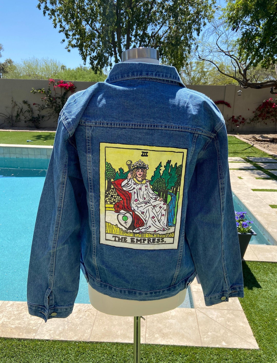 Tarot Vintage Jacket Personalized Gift Levis Denim Jacket - Etsy