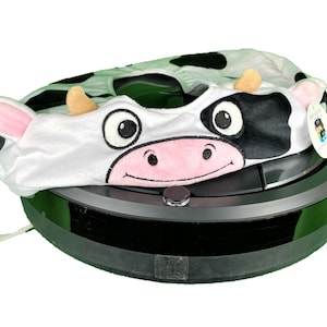 Robo Rascals, Robot Vacuum, Roomba, Gifts for Mom, Fun for Kids, Pet Owner, iRobot, Shark Vacuum, Decal, Home Decor, Cow, Gift, Christmas,