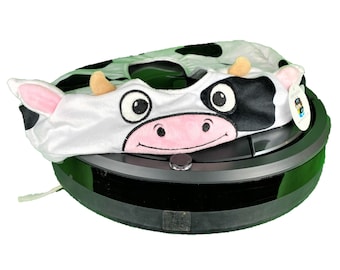 Robo Rascals, Robot Vacuum, Roomba, Gifts for Mom, Fun for Kids, Pet Owner, iRobot, Shark Vacuum, Decal, Home Decor, Cow, Gift, Christmas,