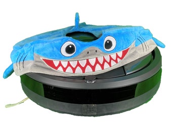Robo Rascals, Robot Vacuum, Cover, Shark, Nautical Decor, Roomba Decal, Shark Ion, Christmas Decoration, Holiday, Gift for Mom, Roomba,