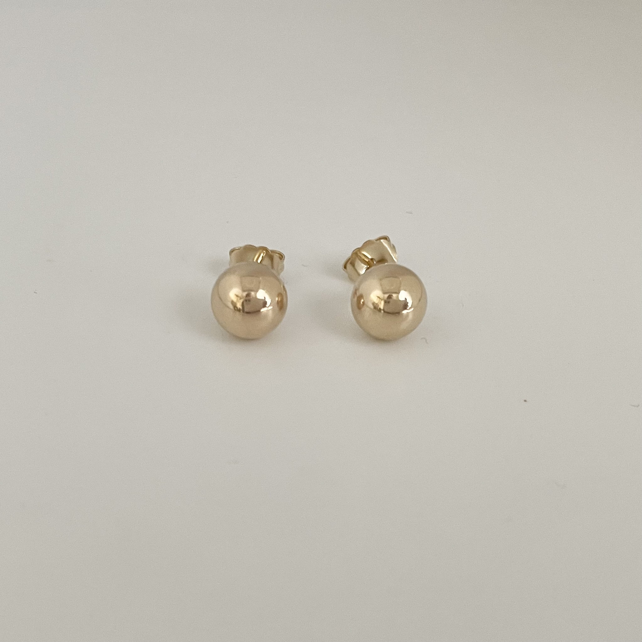 ◆VINTAGE HOLLYWOOD◆ Big Ball One Touch Earrings VH2336EA01 The Classic Ball Earring - Etsy