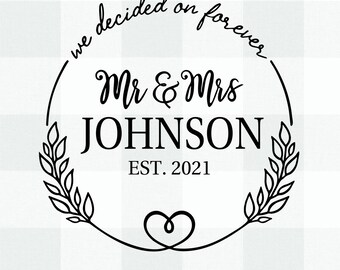 Download Wedding Name Svg Etsy