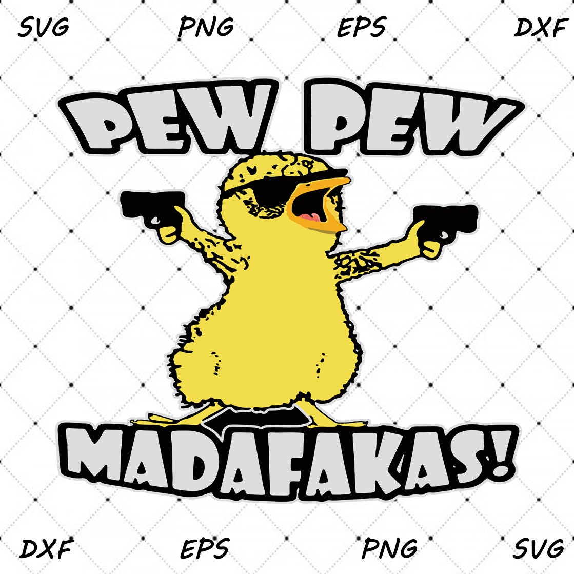 Pew Pew Madafakas Svg Png Chicken Svg Funny Svg Digital | Etsy